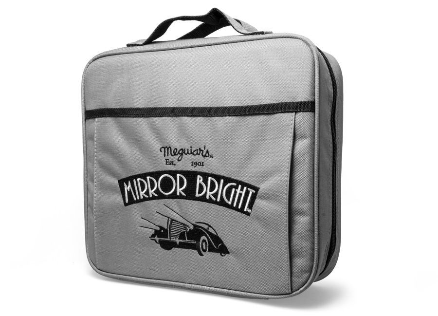 Meguiars Meguiar's Mirror Bright Bag - taška na autokosmetiku s motivem řady Mirror Bright, 31 cm x 29 cm x 9 cm