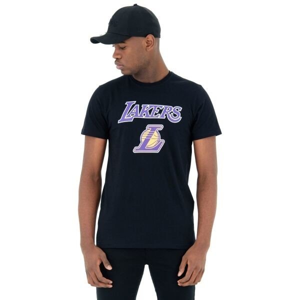 New Era NOS NBA REGULAR TEE LOSLAK Pánské triko, černá, veľkosť M