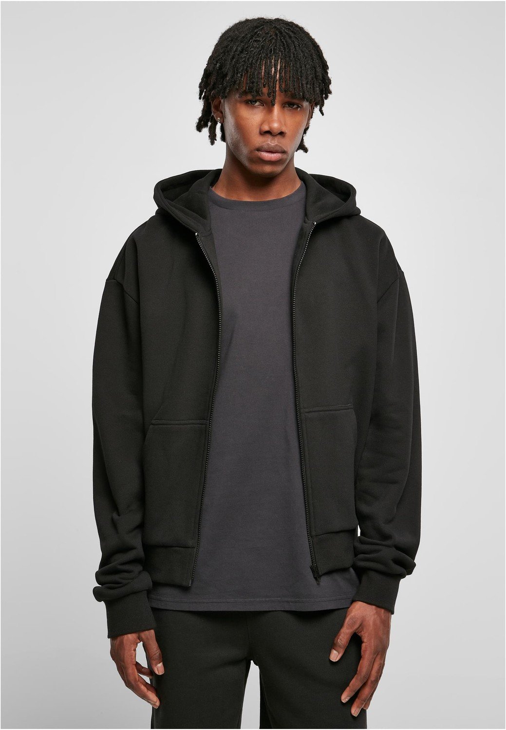 Ultra Heavy Zip Hoody černá