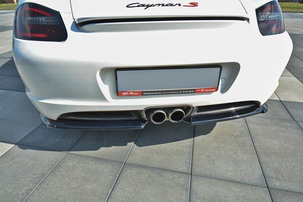 Maxtondesign Boční spoilery pod zadní nárazník PORSCHE CAYMAN S 987C  2006-2009