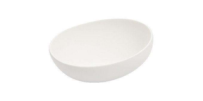 Miska FANCY HOME Stones 15 cm, bílá