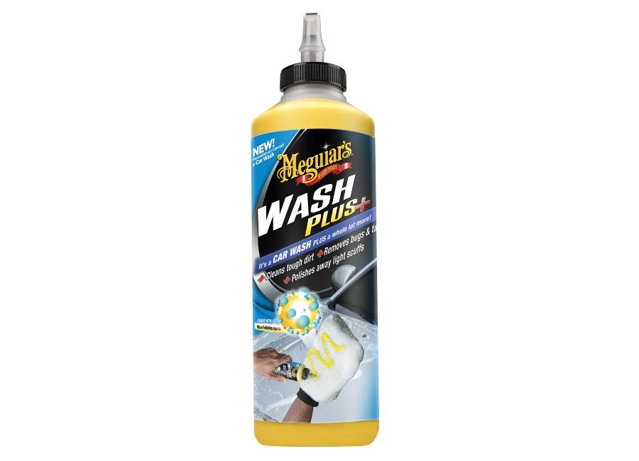 Meguiars Meguiar's Car Wash Plus+ - revoluční, vysoce koncentrovaný šampon na odolné nečistoty, 709 ml