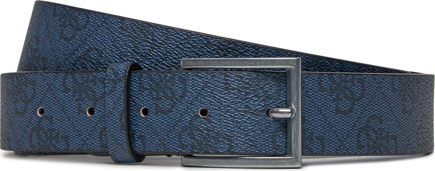 Pánský pásek Guess Vezzola Belts BM7781 P3435 BLU