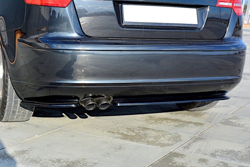 Maxtondesign Boční spoiler pod zadní nárazník AUDI A3 SPORTBACK 8P / 8P FACELIFT 2004-2013