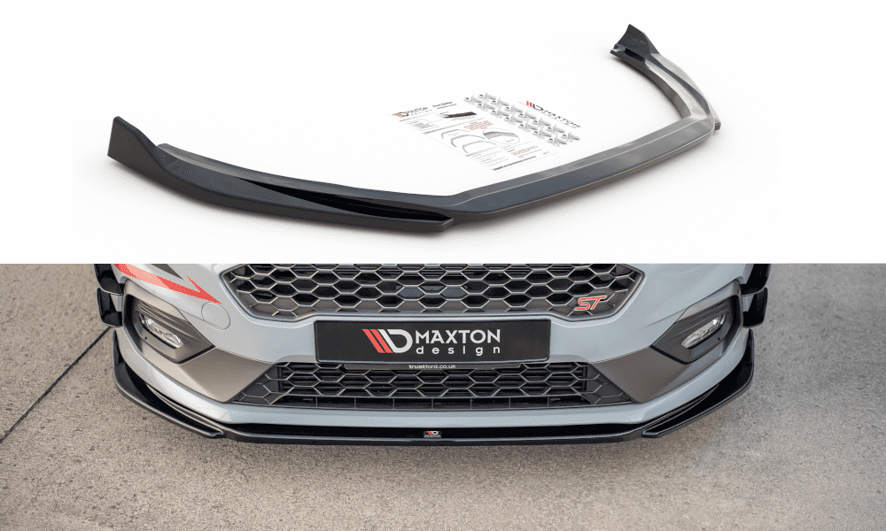 Maxtondesign Přední spoiler nárazníku Ford Fiesta Mk8 ST 2018 - Ford Fiesta Mk8 ST-Line 2017 -