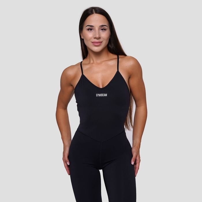 Dámský overal FIT Black S - GymBeam