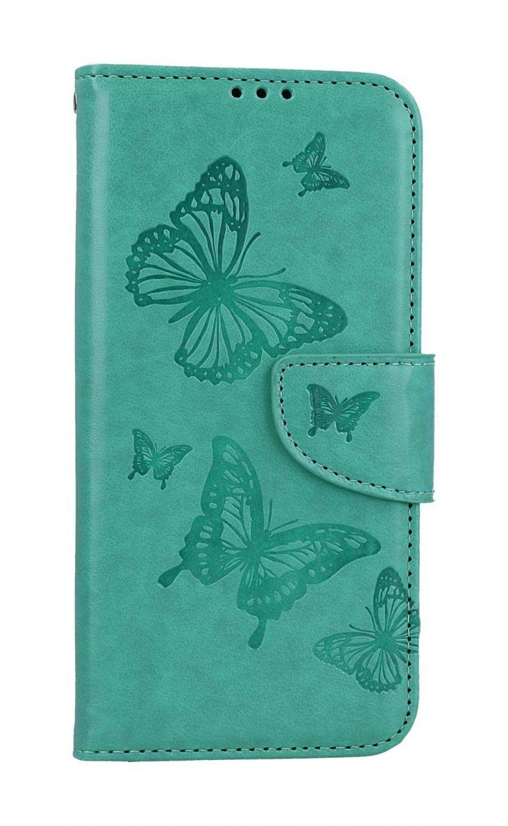 Pouzdro TopQ Samsung A34 knížkové Butterfly zelené 111948