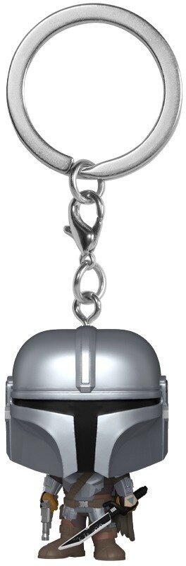 Klíčenka Funko POP! Star Wars: The Mandalorian - The Mandalorian with Darksaber - 0889698765466