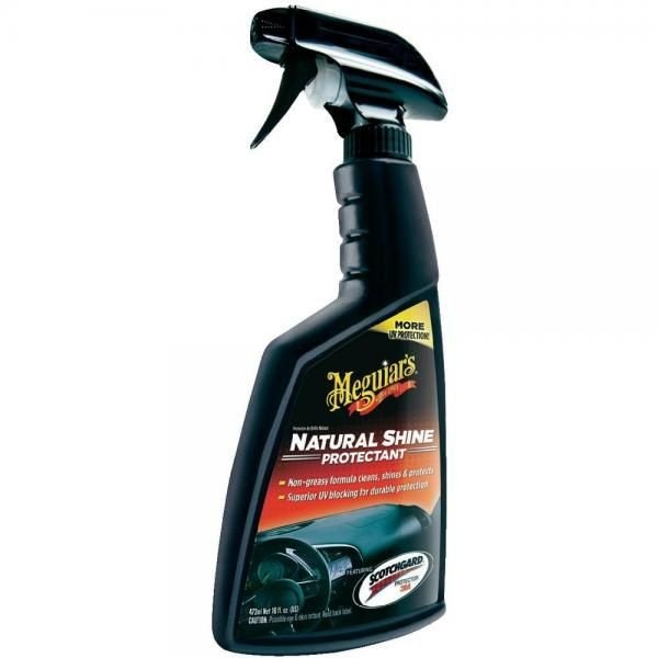 Meguiars Natural Shine Vinyl & Rubber Protectant 473ml - ochrana interiérových plastů (přirozený vzhled bez lesku)