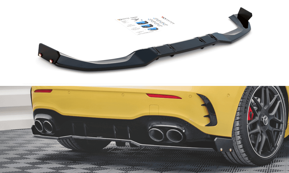 Maxtondesign Středový spoiler pod zadní nárazník Mercedes-AMG A45 S 2019 -
