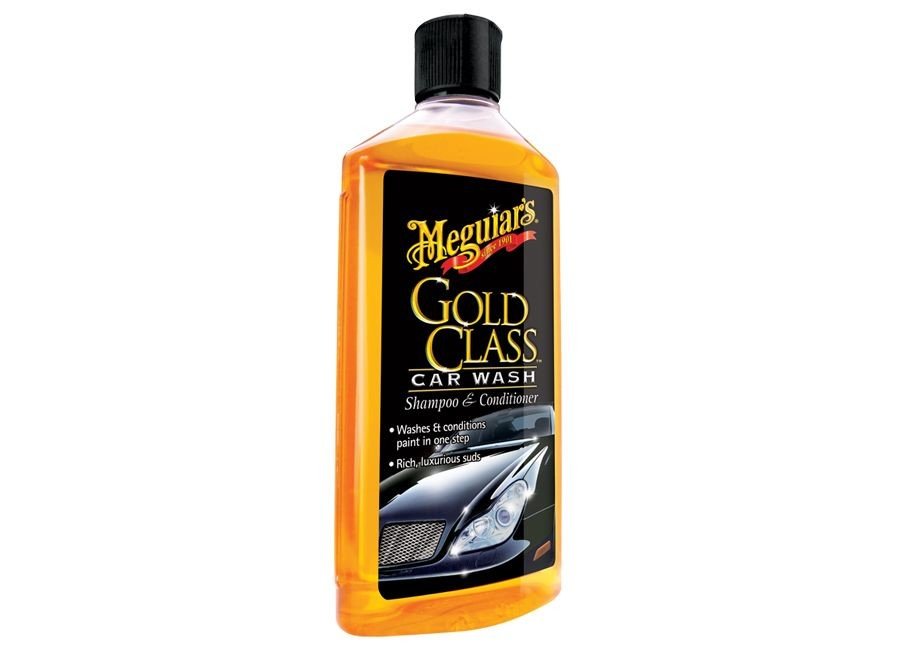 Meguiars Meguiar's Gold Class Car Wash Shampoo & Conditioner - extra hustý autošampon s kondicionéry, 473 ml