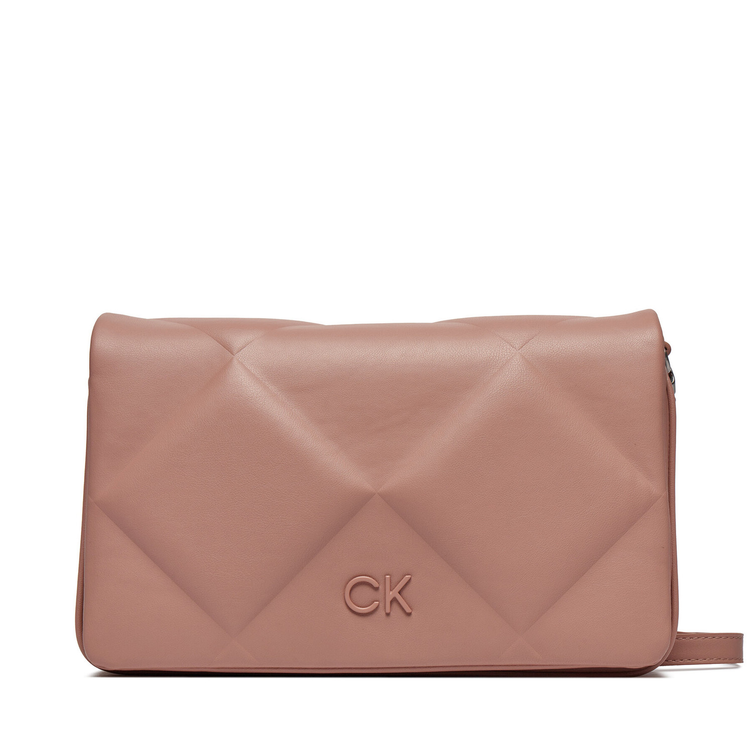 Kabelka Calvin Klein Re-Lock Quilt Shoulder Bag K60K611021 Ash Rose VB8