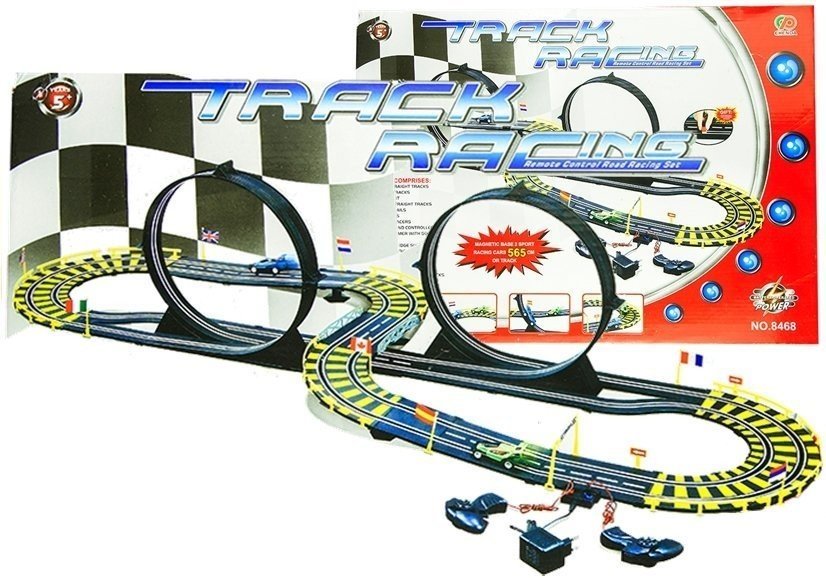 mamido Autodráha s dvěma autíčky Track Racing 565 cm