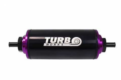 Palivový filtr TurboWorks 8,6mm černý