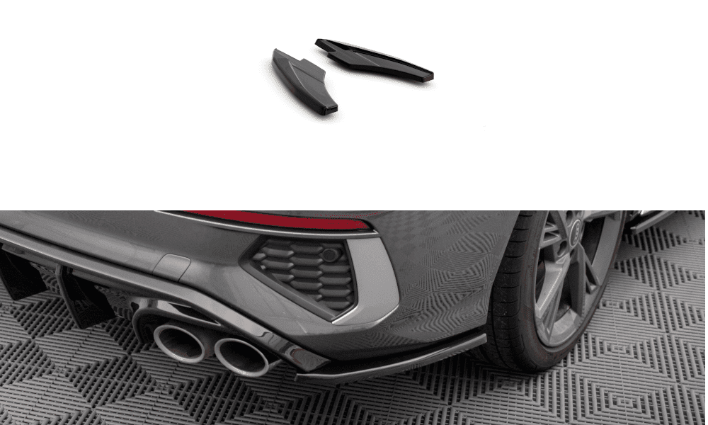 Maxtondesign Boční spoiler pod zadní nárazník Audi S3 Sedan 8Y 2020 -