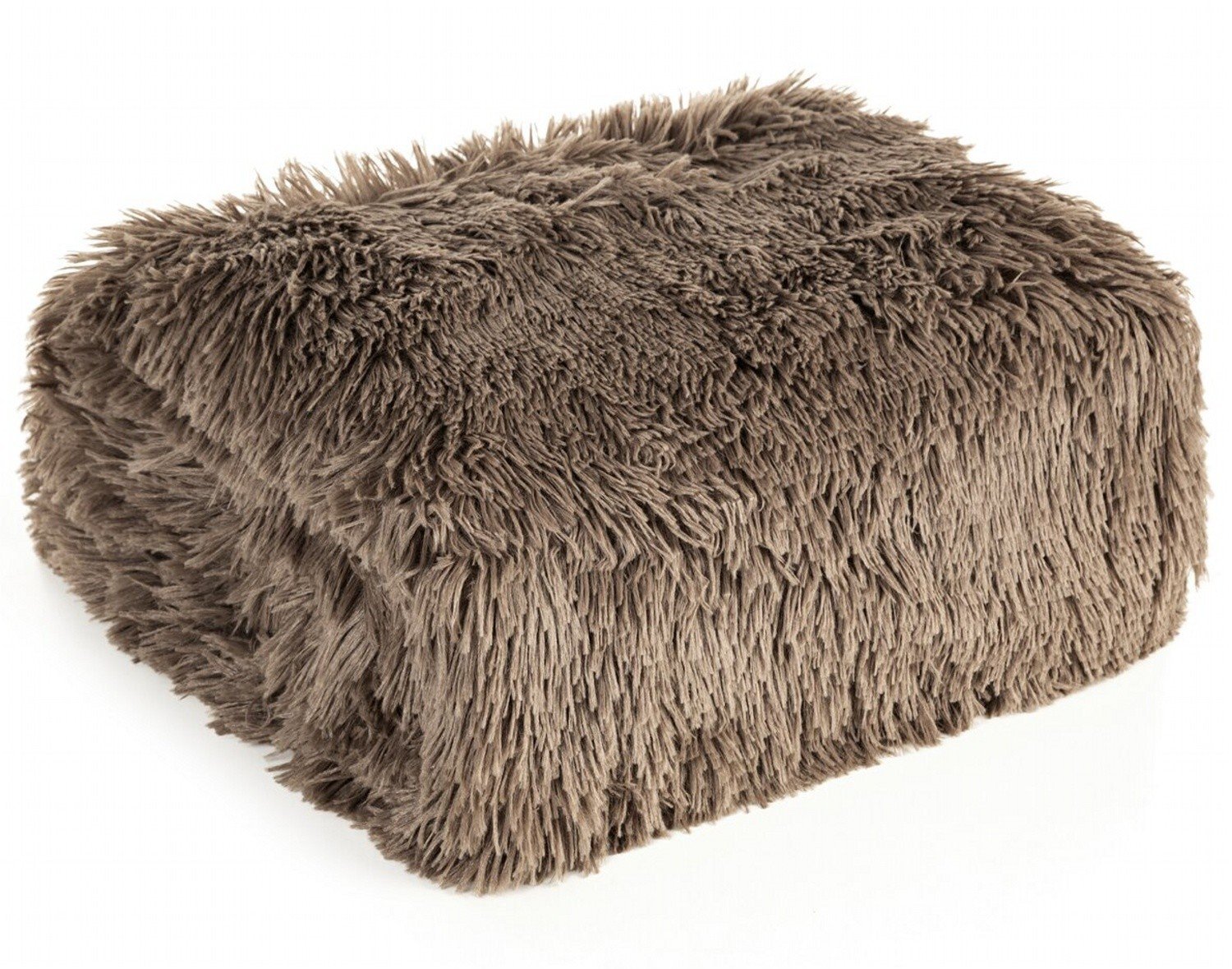 Deka z mikrovlákna TERCA tmavě béžová 150x200 cm Mybesthome