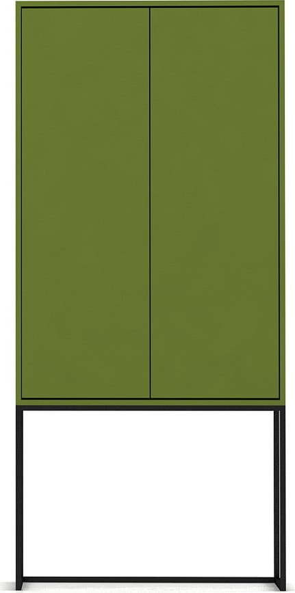 Zelená skříňka 75x164,5 cm Lennon – Really Nice Things