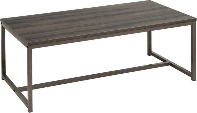 Hnědý konferenční stolek 50x100 cm – Casa Selección