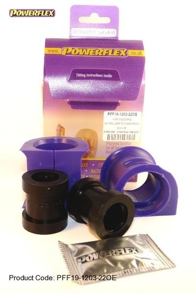 Silentbloky Powerflex Ford Focus vč. ST225 (05-10) Front Anti Roll Bar To Chassis Bush 22mm (3)