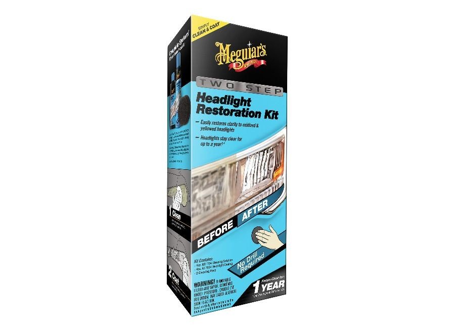 Meguiars Meguiar's Two Step Headlight Restoration Kit - revoluční dvoukroková sada na oživení světlometů