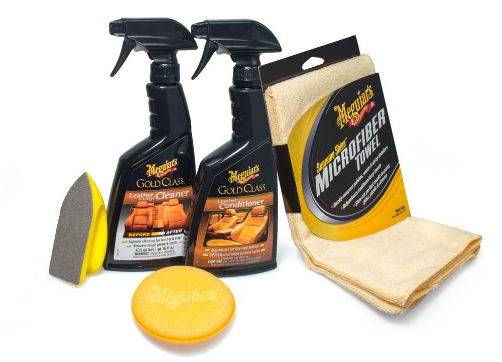 Meguiars Meguiar's Heavy Duty Leather Care Kit - kompletní sada na čištění a ochranu kožených povrchů