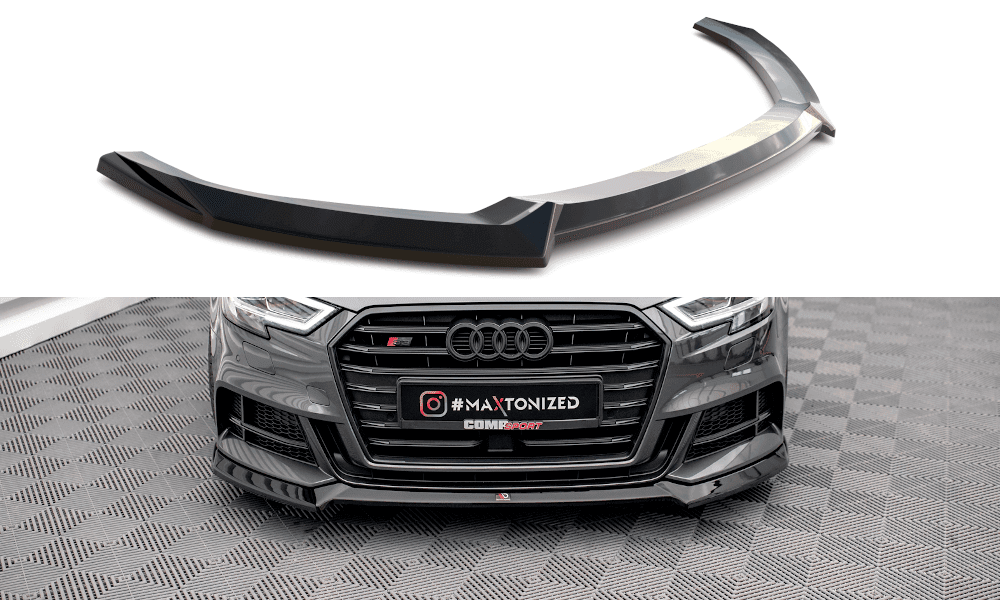 Maxtondesign Přední spoiler nárazníku Audi S3 Sportback 8V Facelift 2016 - 2019