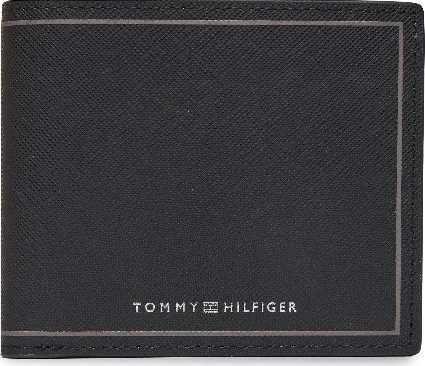 Velká pánská peněženka Tommy Hilfiger Th Saffiano Cc And Coin AM0AM11859 Black BDS