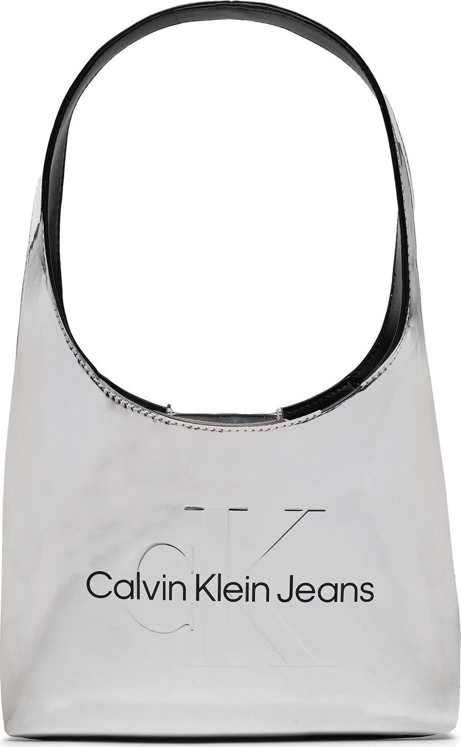 Kabelka Calvin Klein Jeans Sculpted Arc Shoulderbag22 K60K611860 Silver 0IM