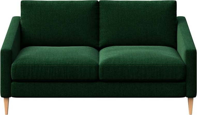 Tmavě zelená pletená pohovka 170 cm Karoto – Ame Yens