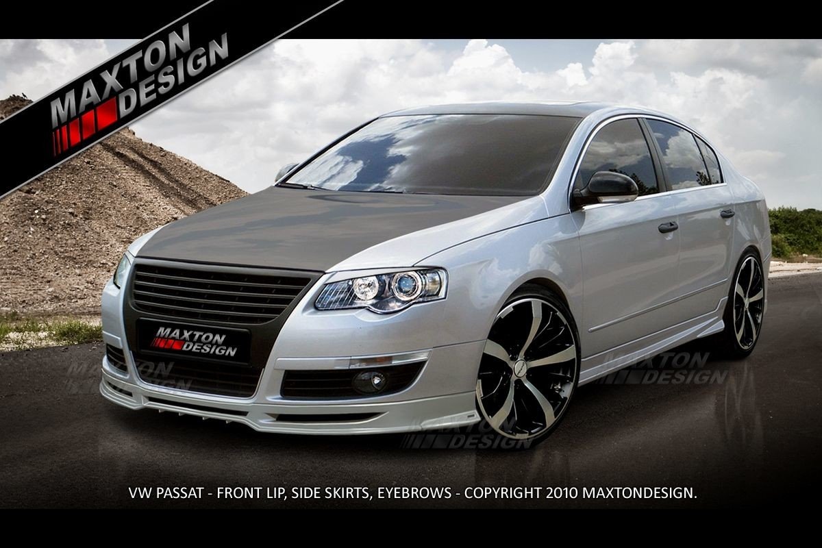 Maxtondesign Přední spoiler nárazníku VW Passat B6 standard version 2005 - 2010
