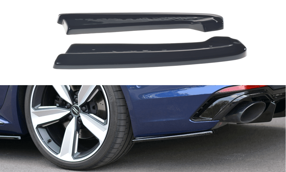 Maxtondesign Boční spoiler pod zadní nárazník Audi RS4 B9 Avant 2017 -