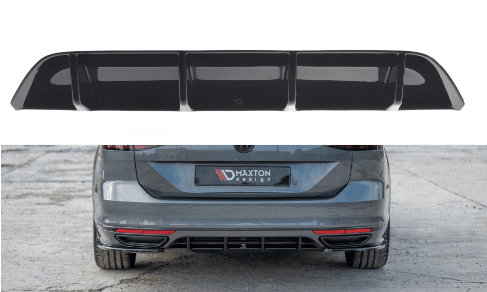 Maxtondesign Středový spoiler pod zadní nárazník Volkswagen Passat R-Line B8 2015-