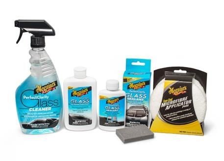 Meguiars Meguiar's Perfect Clarity Glass Care Kit - sada na kompletní péči, leštění a ochranu skleněných povr