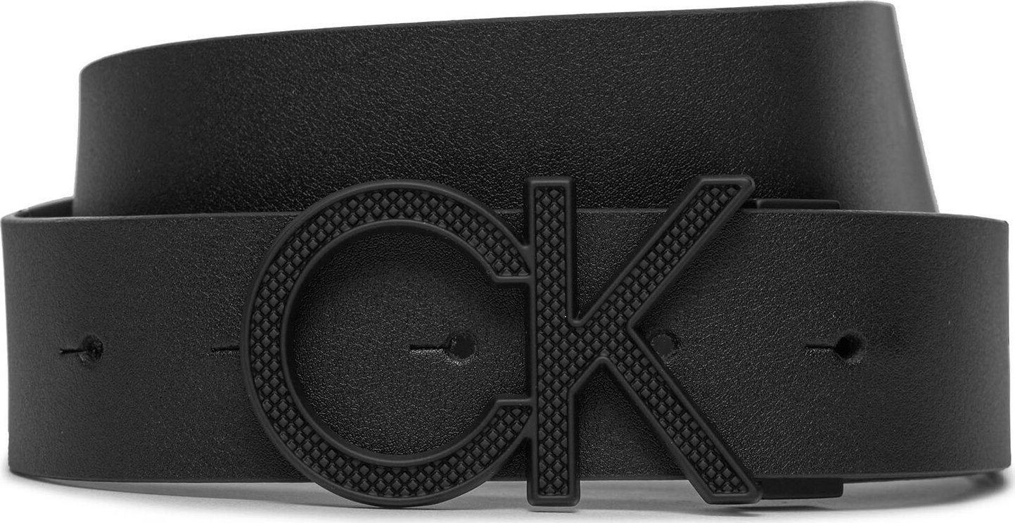Pánský pásek Calvin Klein Adj Ck Pique Metal 35Mm K50K511336 Ck Black BEH