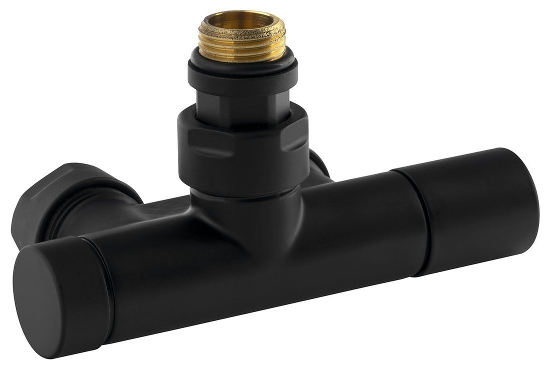 Sapho MONO ONE připojovací sada ventilů jednobodová, rozteč 50mm, provedení černá mat