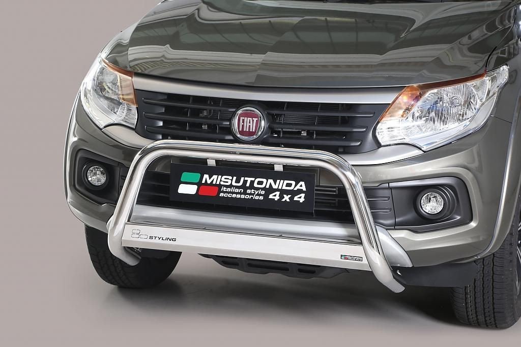 Misutonida Přední ochranný nerez rám FIAT Fullback 16- 63mm