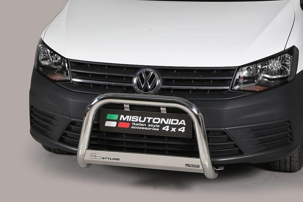 Misutonida Přední ochranný nerez rám VOLKSWAGEN Caddy 15/20 63mm