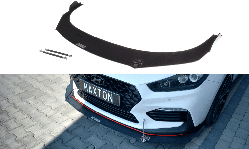 Maxtondesign Přední spoiler nárazníku HYUNDAI I30 Mk3 N HATCHBACK 2017-