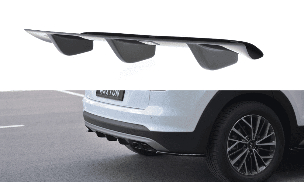 Maxtondesign Středový spoiler pod zadní nárazník Hyundai Tucson Mk3 Facelift 2018-