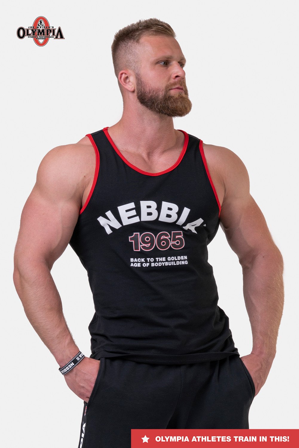 Nebbia Old-school Muscle tílko 193 black L