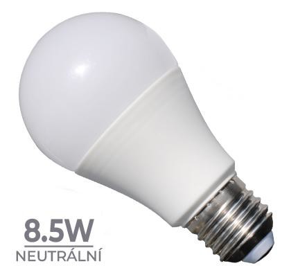 LUMAX LED žárovka koule E27 8,5W 810lm Neutrální bílá 4000K
