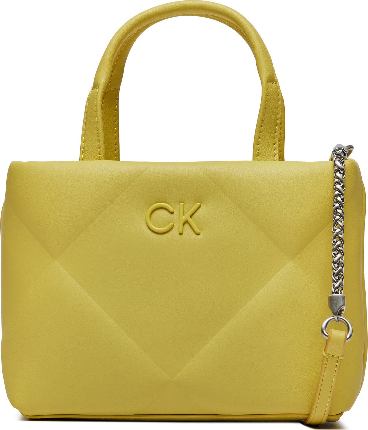 Kabelka Calvin Klein Re-Lock Quilt Tote Mini K60K611340 Citrus ZAV