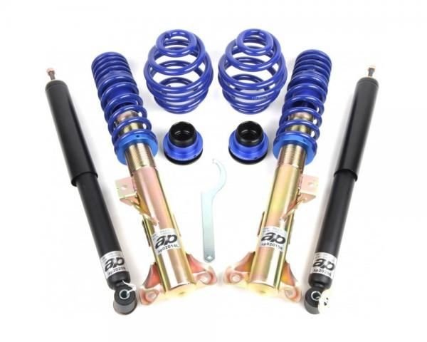 Výškově stavitelný podvozek ap Sportfahrwerke pro BMW 4-Series F32/F33 Coupé, s poh. zad. kol, bez elektron. odpružení, zatížení PN do 1025Kg (03/14-)