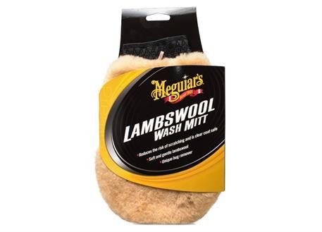 Meguiars Meguiar's Lambswool Wash Mitt - mycí rukavice z pravé jehněčí vlny