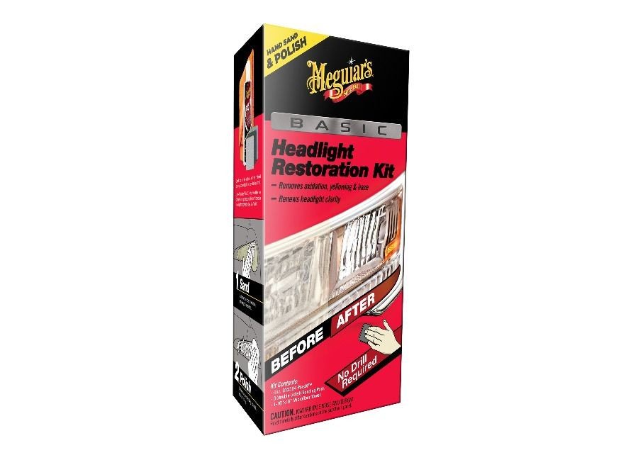 Meguiars Meguiar's Basic Headlight Restoration Kit - základní sada na oživení světlometů