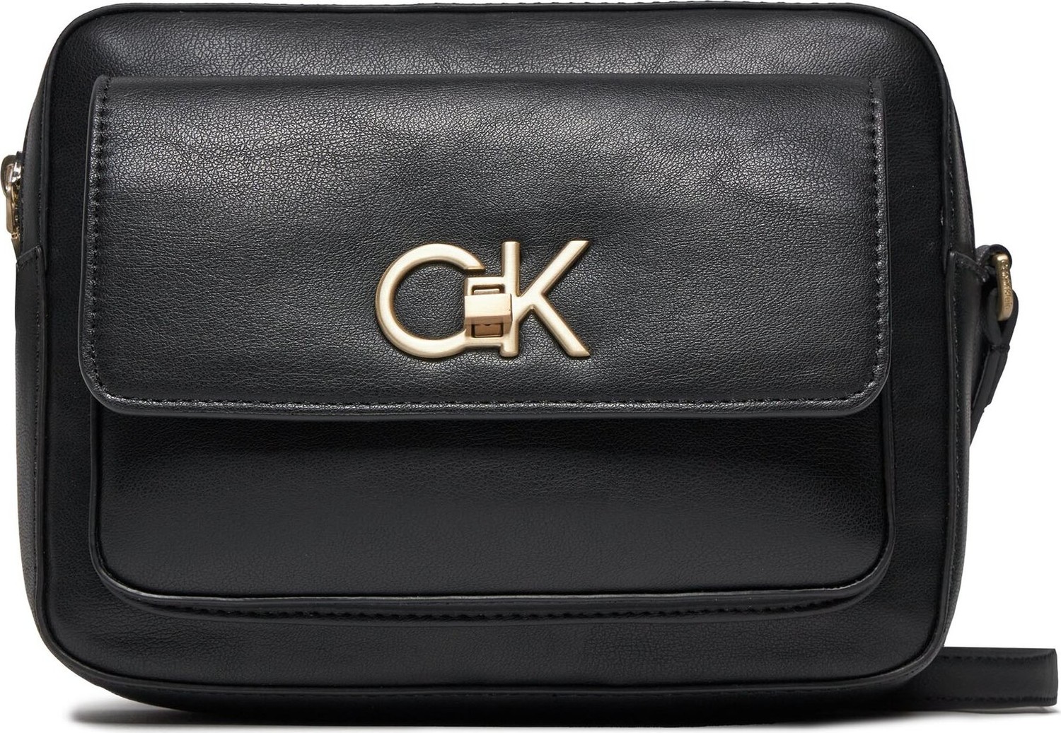 Kabelka Calvin Klein Re-Lock Camera Bag W/Flap K60K611083 Ck Black BEH