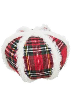 Vánoční Míč Xball Látkový S Plyšem 15cm Tr 1ks