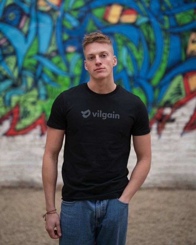 Vilgain Official Logo Tee XL Černá