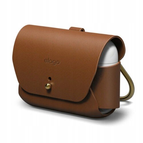 Elago Airpods Pro/Pro 2 Leather Case - Brown