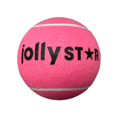 Tenisový míček XXL JollyStar 23 cm růžový